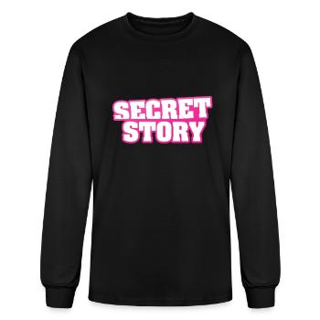 Secret Story - Men's Long Sleeve T-Shirt - black - Front