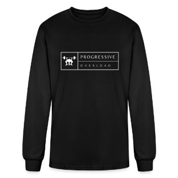 Progressive Overload Bench Press - Men's Long Sleeve T-Shirt - black - Front