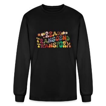Read Transcend Transform - Men's Long Sleeve T-Shirt - black - Front