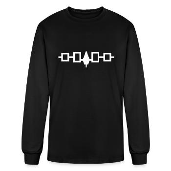 Iroquois - Hiawatha Belt - Men's Long Sleeve T-Shirt - black - Front