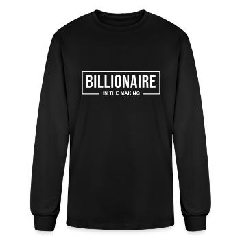 Billionaire In The Making - Men's Long Sleeve T-Shirt - black - Front