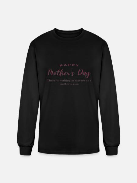 mothers day - Men's Long Sleeve T-Shirt - black