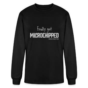 Finally Got Microshipped - Men's Long Sleeve T-Shirt - black - Front