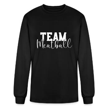 Team Meatball - Men's Long Sleeve T-Shirt - black - Front