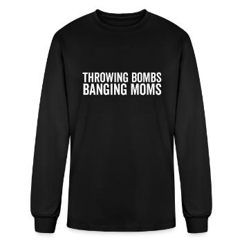 Throwing Bombs Banging Bombs - Men's Long Sleeve T-Shirt - black - Front