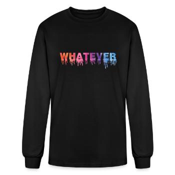 Whatever - Men's Long Sleeve T-Shirt - black - Front