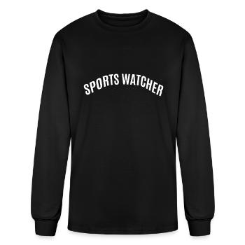 Sports Watcher - Men's Long Sleeve T-Shirt - black - Front