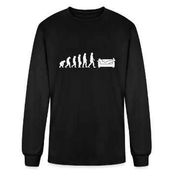 Funny Unemployed For Jobless Persons - Men's Long Sleeve T-Shirt - black - Front
