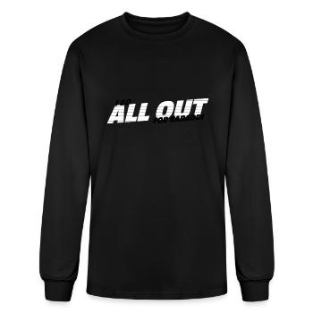 I Go All Out For Kabaddi - Men's Long Sleeve T-Shirt - black - Front