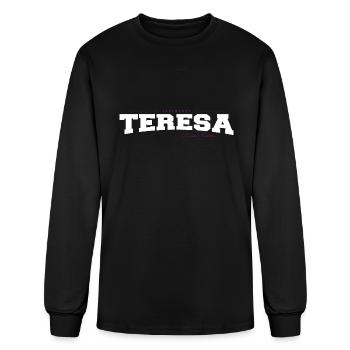 Teresa Name Limited Edition Funny Retro Vintage - Men's Long Sleeve T-Shirt - black - Front