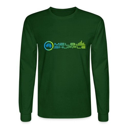Melbshuffle Gradient Logo - Men's Long Sleeve T-Shirt