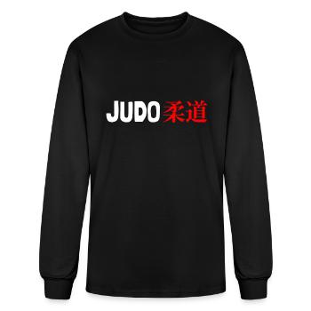 Judo - Men's Long Sleeve T-Shirt - black - Front