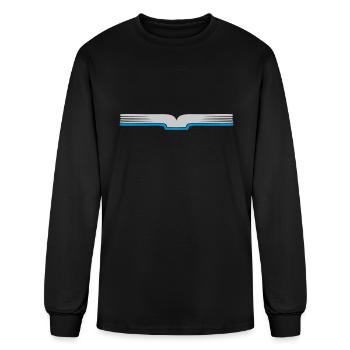 Open book - Men's Long Sleeve T-Shirt - black - Front