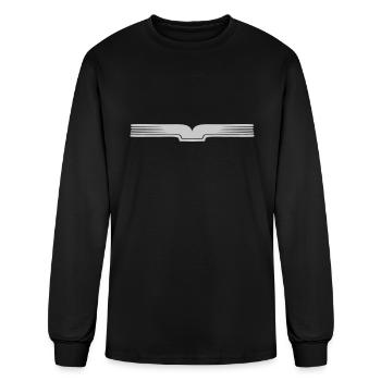 Open pages open book - Men's Long Sleeve T-Shirt - black - Front