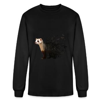 Ferret - Men's Long Sleeve T-Shirt - black - Front