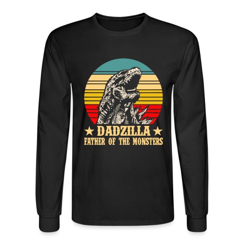 Dadzilla: Father Of Monsters - Men's Long Sleeve T-Shirt