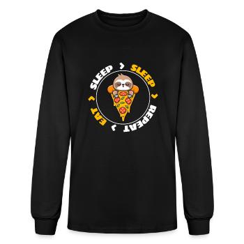 Eat Sleep Sleep Repeat - Men's Long Sleeve T-Shirt - black - Front