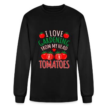 Tomato - Men's Long Sleeve T-Shirt - black - Front