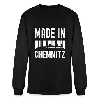 Chemnitz Sachsen Stadt Skyline - Men's Long Sleeve T-Shirt - black - Front