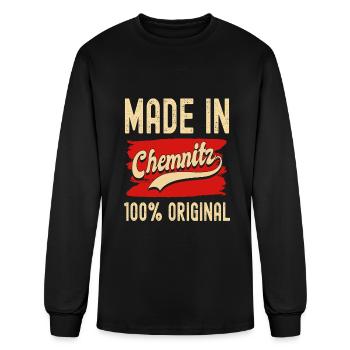 Chemnitz Sachsen Stadt Skyline - Men's Long Sleeve T-Shirt - black - Front