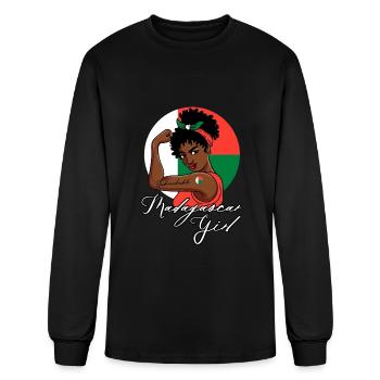 Unbreakable Madagascar Girl - Men's Long Sleeve T-Shirt - black - Front