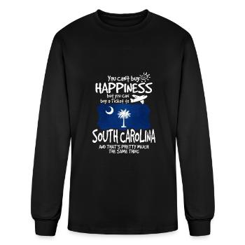 South Carolina - Men's Long Sleeve T-Shirt - black - Front