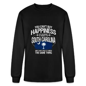 South Carolina - Men's Long Sleeve T-Shirt - black - Front