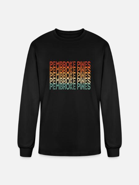 Pembroke Pine - Men's Long Sleeve T-Shirt - black
