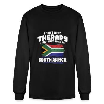 South Africa - Men's Long Sleeve T-Shirt - black - Front