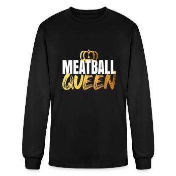 Meatball Queen - Men's Long Sleeve T-Shirt - black - Front