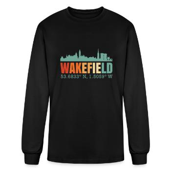 Wakefield Great Britain Skyline - Men's Long Sleeve T-Shirt - black - Front