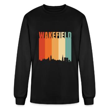 Wakefield Great Britain Skyline - Men's Long Sleeve T-Shirt - black - Front