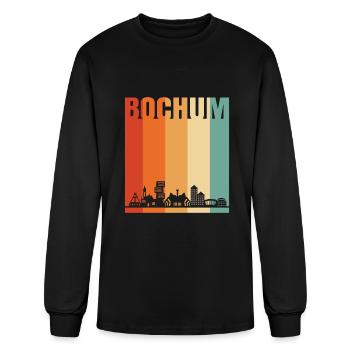 Bochum - Men's Long Sleeve T-Shirt - black - Front