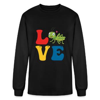 Love Grasshopper - Men's Long Sleeve T-Shirt - black - Front