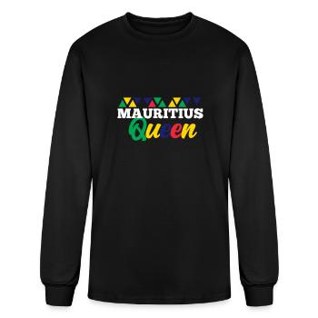 Mauritius Queen - Men's Long Sleeve T-Shirt - black - Front