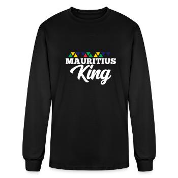Mauritius King - Men's Long Sleeve T-Shirt - black - Front