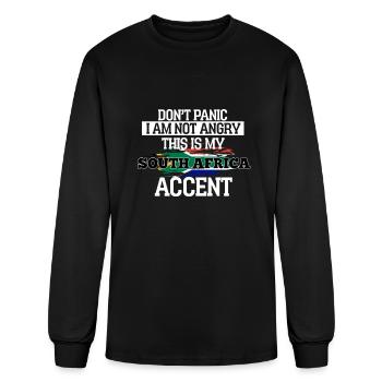 South Africa Girl - Men's Long Sleeve T-Shirt - black - Front