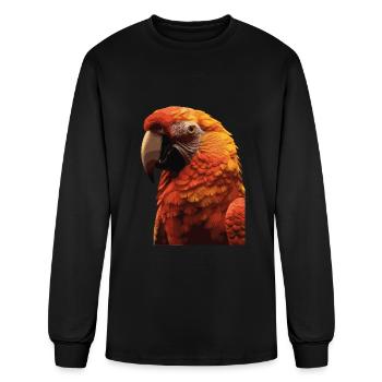 Parrot - Men's Long Sleeve T-Shirt - black - Front