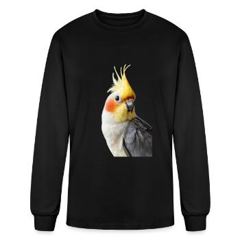 Parrot - Men's Long Sleeve T-Shirt - black - Front