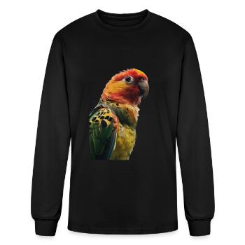 Parrot - Men's Long Sleeve T-Shirt - black - Front