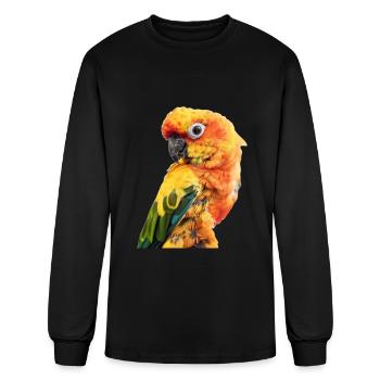 Parrot - Men's Long Sleeve T-Shirt - black - Front