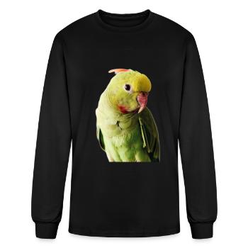Parrot - Men's Long Sleeve T-Shirt - black - Front