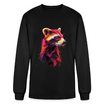 Ferret - Men's Long Sleeve T-Shirt - black - Front