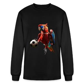 Parrot - Men's Long Sleeve T-Shirt - black - Front