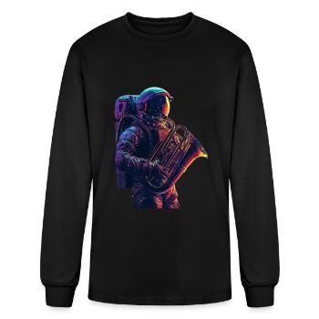 Tuba - Men's Long Sleeve T-Shirt - black - Front