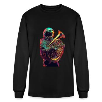 Tuba - Men's Long Sleeve T-Shirt - black - Front