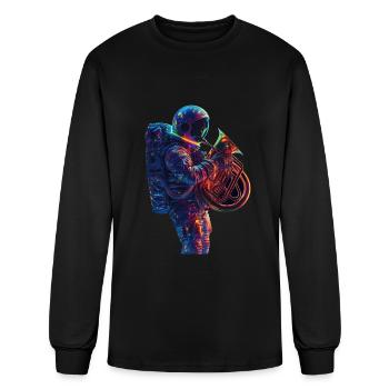 Tuba - Men's Long Sleeve T-Shirt - black - Front
