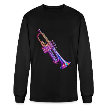 Trumpet - Men's Long Sleeve T-Shirt - black - Front