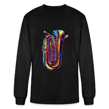 Tuba - Men's Long Sleeve T-Shirt - black - Front