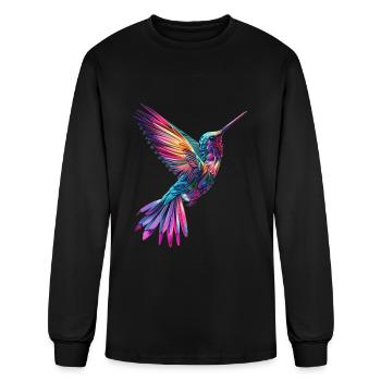 Hummingbird - Men's Long Sleeve T-Shirt - black - Front